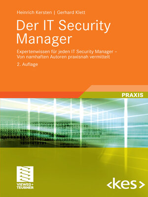 cover image of Der IT Security Manager